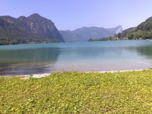 mondsee im juli