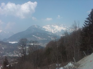 Blick von der Bergtesgadner Seite auf den Untersberg Blick von der Bergtesgadner Seite auf den Untersberg